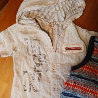 JUNK STORE夏服二枚セット　100&110cmの画像