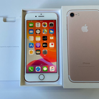 iPhone7 32GB ローズゴールド　SIMロック解除済み　携帯　スマホ