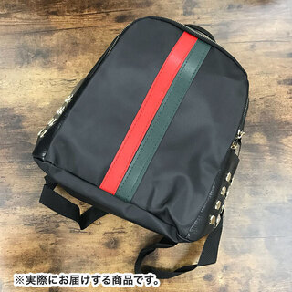 レディース ツートンカラー ダブルライン☆mini☆リュック トレンドリュックの画像