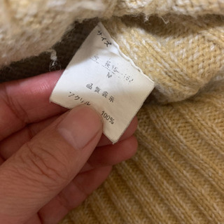 プロフ必読！差し上げます。ニットカーディガン　M。の画像