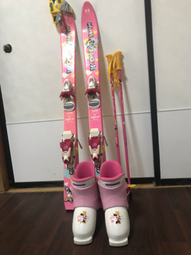 ジュニアスキーsetディズニー ミニー