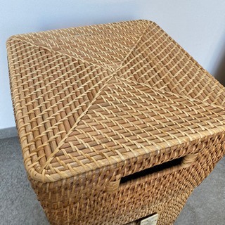 無印良品　角形バスケット　大✖️2 蓋付きの画像
