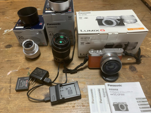 パナソニック一眼　LUMIX DC-GF9W レンズ３本セット