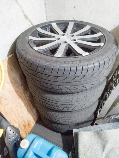 225/50R18 4本 タイヤ＆ホイール エルグランドE51に使用