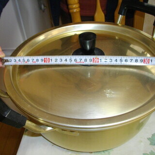 アルミ製　鍋　4点　取りに来れる方　差し上げます。　IHに変え不要になりました。の画像