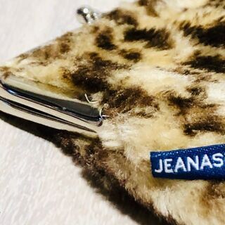 JEANASISポーチ（ジーナシスポーチ)ヒョウ柄ポーチ　新品の画像