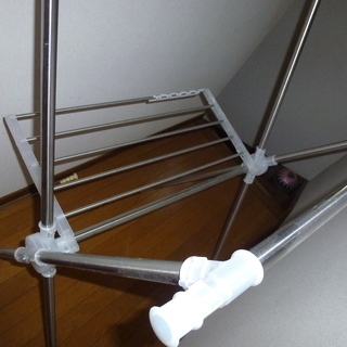 あげます　室内用物干し台　ステンレス製の画像