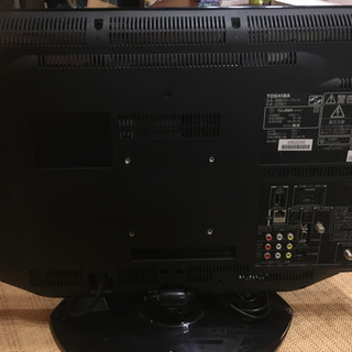 （取りに来られる方限定）22インチ　TOSHIBA  LED  REGZA2010年製の画像