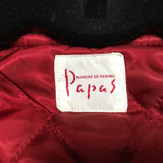 PAPAS パパス  背面ロゴ入 ☆ほぼ未使用☆の画像