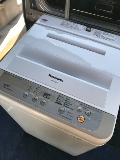 取引中2台目の方2017年製パナソニック全自動洗濯機6キロ美品。千葉県内配送無料。設置無料。