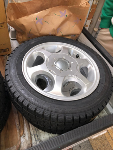 ッドレスタイ　145/65R13 4Hマルチ　8分溝　アルミホイル 値下げ