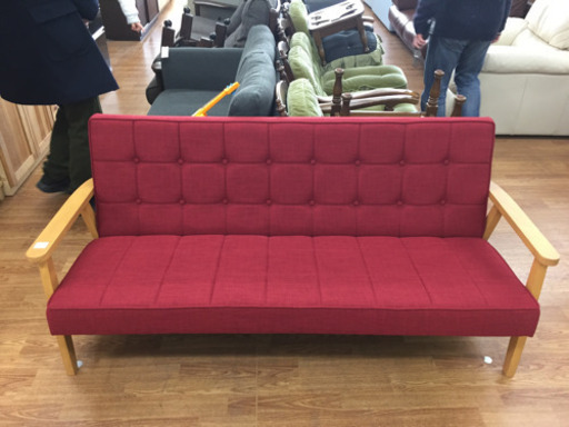 3人掛けベンチソファー売ります！!