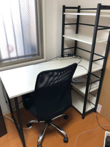 机　ラック　椅子セット