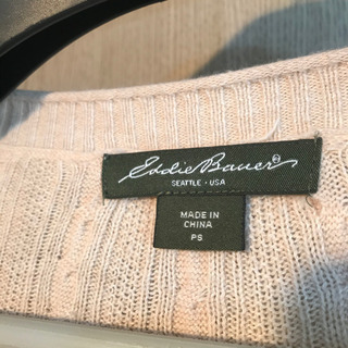 カーディガン エディバウアー ベージュ Eddie Bauer の画像