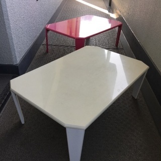 【1/17売却調整中】折りたたみローテーブル、ちゃぶ台。二台セット