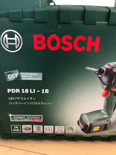 BOSCHインパクトドライバー　18V