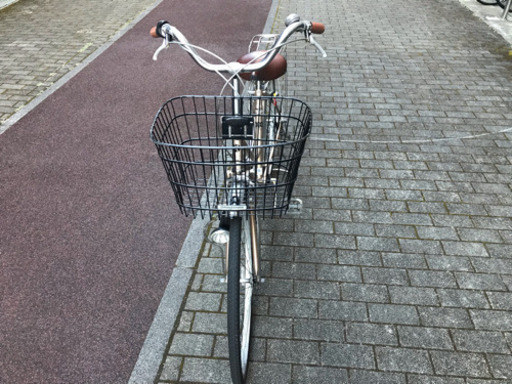 【中古】6段ギア付き自転車 26インチ