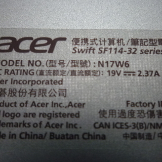 ACER  SF114-32-N14Qの画像