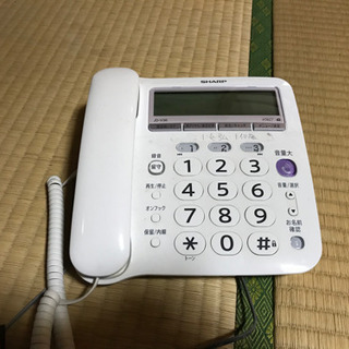 シャープ　デジタルコードレス電話器の画像