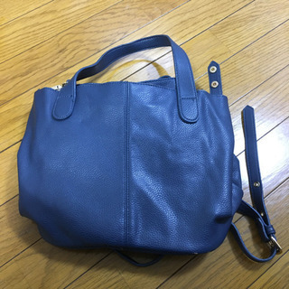 ショルダーバッグ　ネイビーの画像
