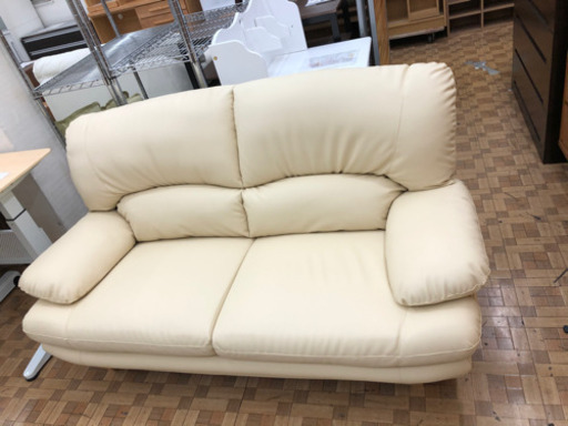 【関家具】2.5人掛けソファ 幅167cm（2019年購入☆美品) 着払可（自社配送時）26980→21980円値下げ♪