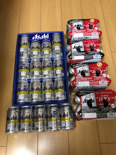 格安　アサヒスーパードライ　350ml　39本　500ml　2本