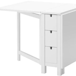 ★IKEA★NORDEN ノールデン ゲートレッグテーブル, ホワイト
