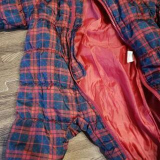 ウィルメリー♡チェック柄ジャンプスーツ♡70サイズの画像