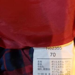 ウィルメリー♡チェック柄ジャンプスーツ♡70サイズの画像