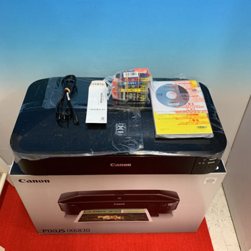 キャノン　プリンターix6830 美品保証書、元箱、全て付き新品インク付き