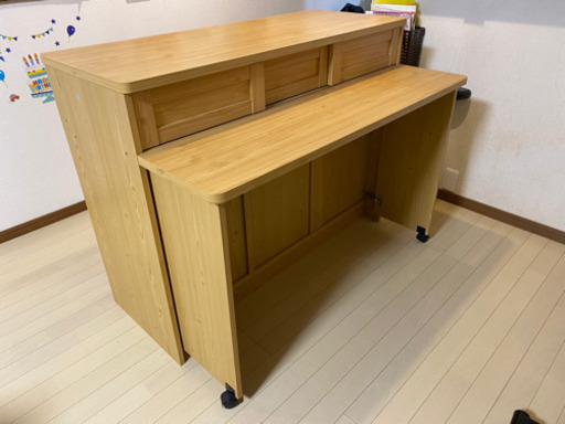 カウンターテーブル　キッチンカウンター　木製　カントリー　