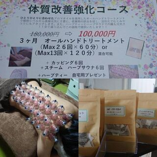 体質改善強化コース３ヶ月100000円💪元気に働けるようになりま...