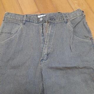 新品 ヒッコリー デニム ウエスト88の画像