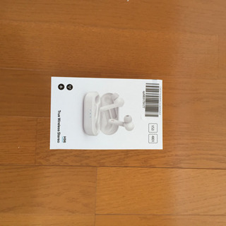 【新品未使用】ワイヤレスイヤホン Bluetooth5.0 EDR/BLE技術搭載 Hi-Fi高音質 21時間音楽再生 自動ペアリング カナル型 左右分離型 生活防水 タッチセンサー 超軽量4.0g マイク付き iPhone/iPad/Android対応 (ホワイト)の画像