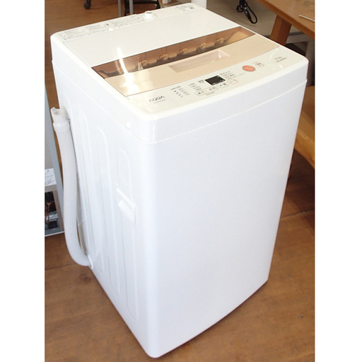 ♪AQUA/アクア 洗濯機 AQW-BK50E 5kg 2017年製 洗濯槽外し清掃済 札幌♪