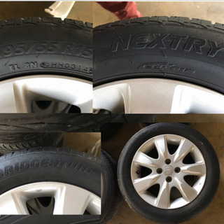 195/55R15 中古タイヤ付ホイール　の画像