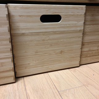 無印　キッチン収納ラック　木製の画像