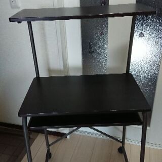 パソコンラック  ブラック