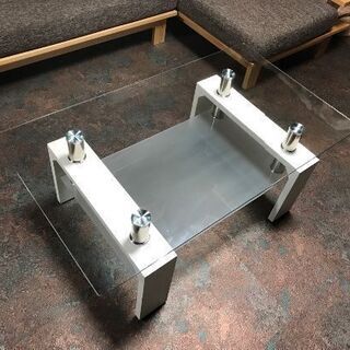 綺麗めガラステーブル