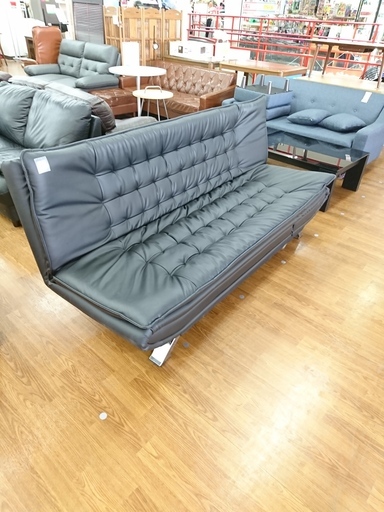 ニトリ　PUレザーソファーベッド　【トレファク　川越店】