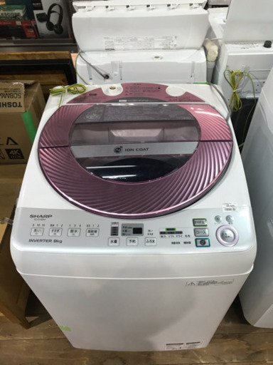 JH00065 洗濯機 2013年 シャープ 8kg