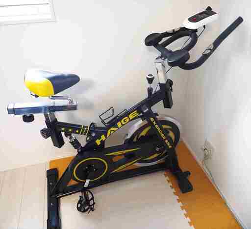 ◆HAIGE/ハイガー◆  ◆エクササイズバイク◆  ◆ブラック×イエロー◆