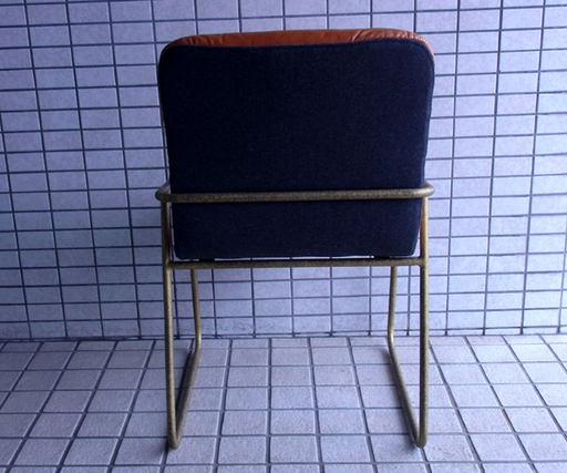 DEWEY DINING CHAIR/デウェイ ダイニングチェア ラウンジチェア アンティーク仕上げ レザー ブラウン系 南12条店