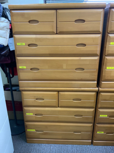 チェスト　木製　2段セット　中古　^_^