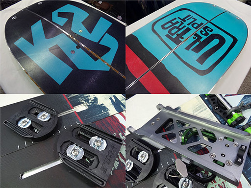 ☆K2 ULTRA SPLIT/ウルトラスプリット☆ビンディング KWICKER シール スノボ■スプリットボード用■1シーズンのみ使用