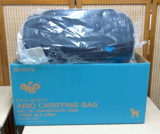 保管品 絶版品 ソニー AIBO/アイボ ERS-210用 キャリングバッグ キャリー ERA-210C1 ブラック 南12条店
