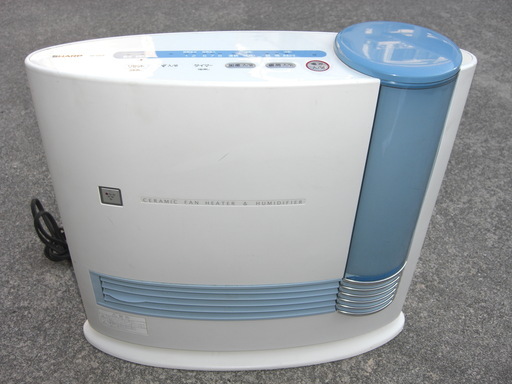 SHARP 加湿セラミックファンヒーター 除菌イオン搭載  HX-125CX