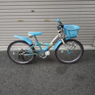 ブリジストン２２インチ自転車　子供用女の子
