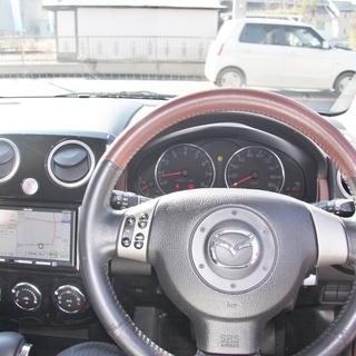 マツダ　ベリーサ　L　☆ナビ　革シート　ハンドルリモコン　ETC　車検R2.10☆　内外装共に綺麗。お買い上げありがというございました。の画像