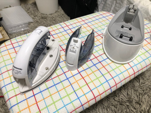 Panasonic コードレススチームWヘッドアイロン